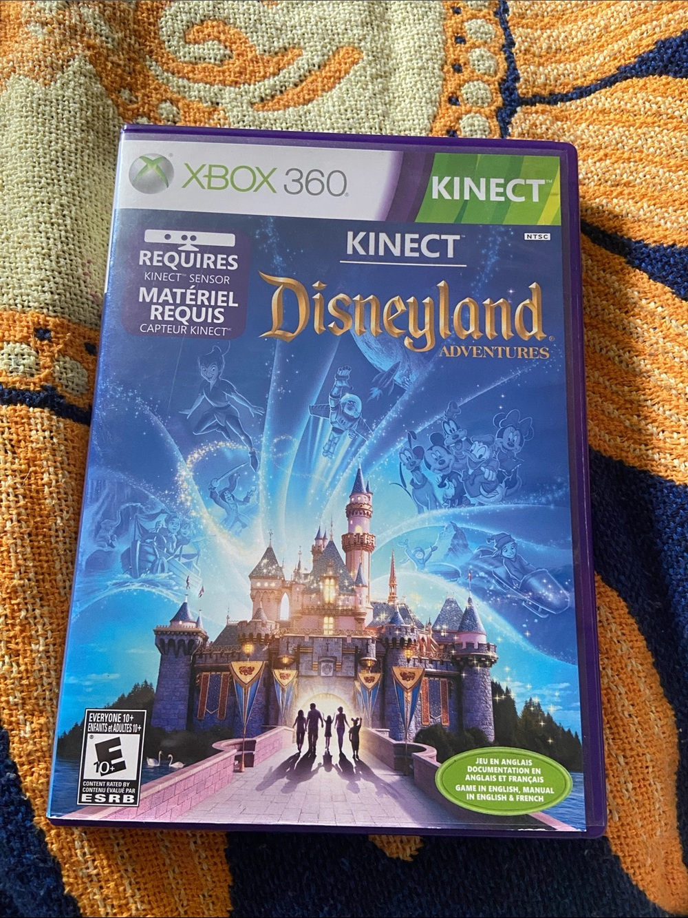Xbox 360 Kinect Disneyland Adventures Game